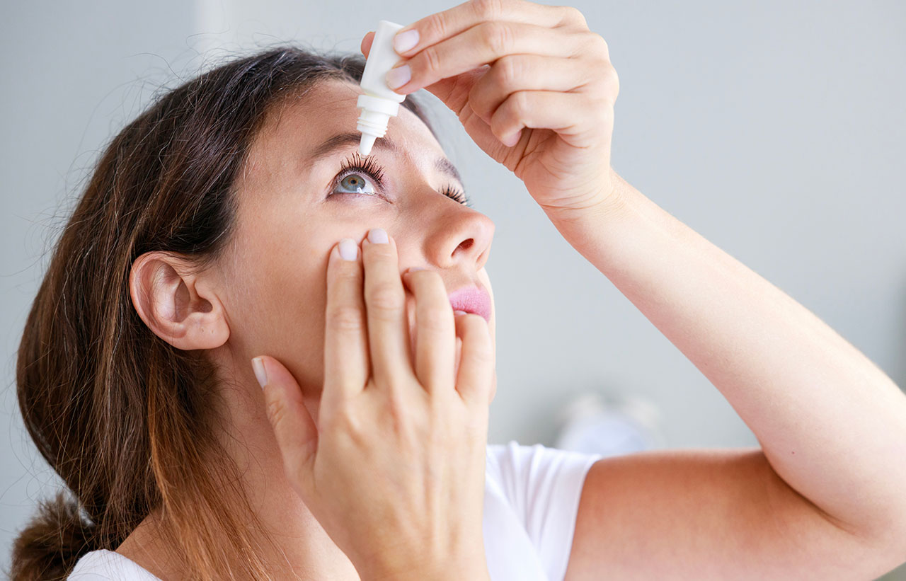 Behandlung des Glaukoms mit Augentropfen