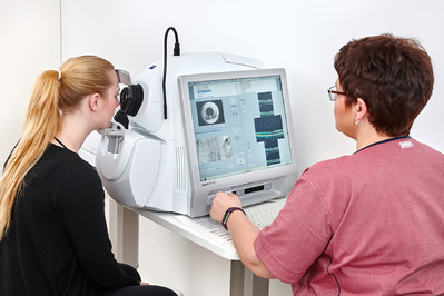 Glaukomdiagnostik: Papillen-OCT